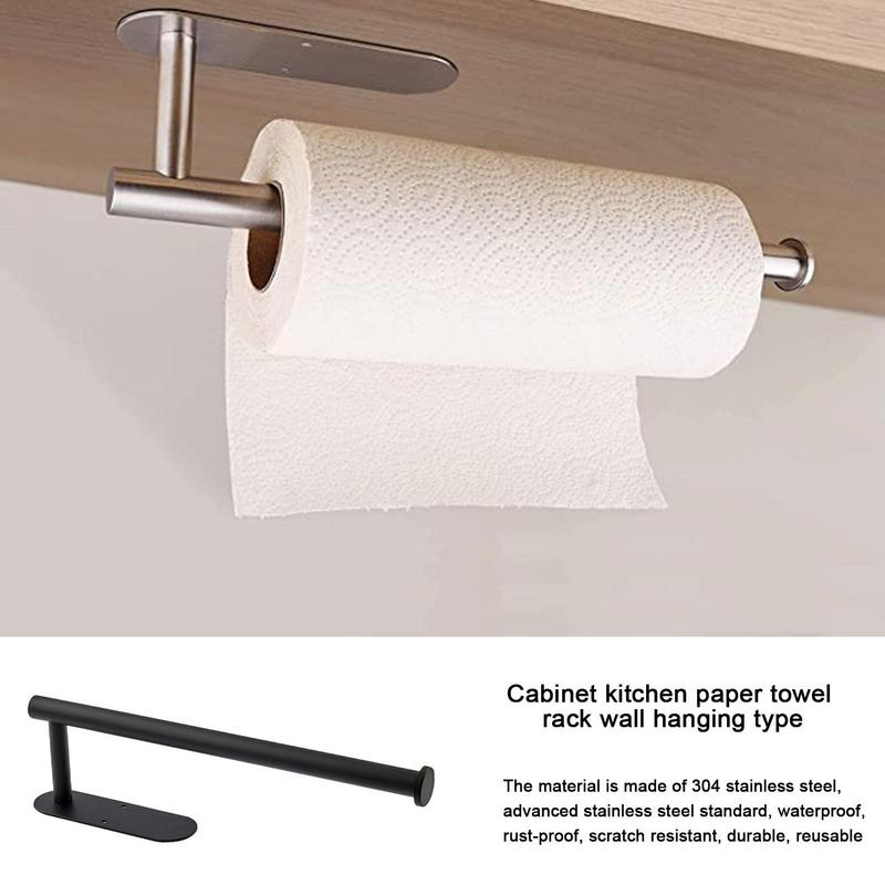 Paper Towel Holder Wall Mount Wall Mounted Paper Towel Roll Holder Rustproof Organization And Storage For Kitchen Bathroom
