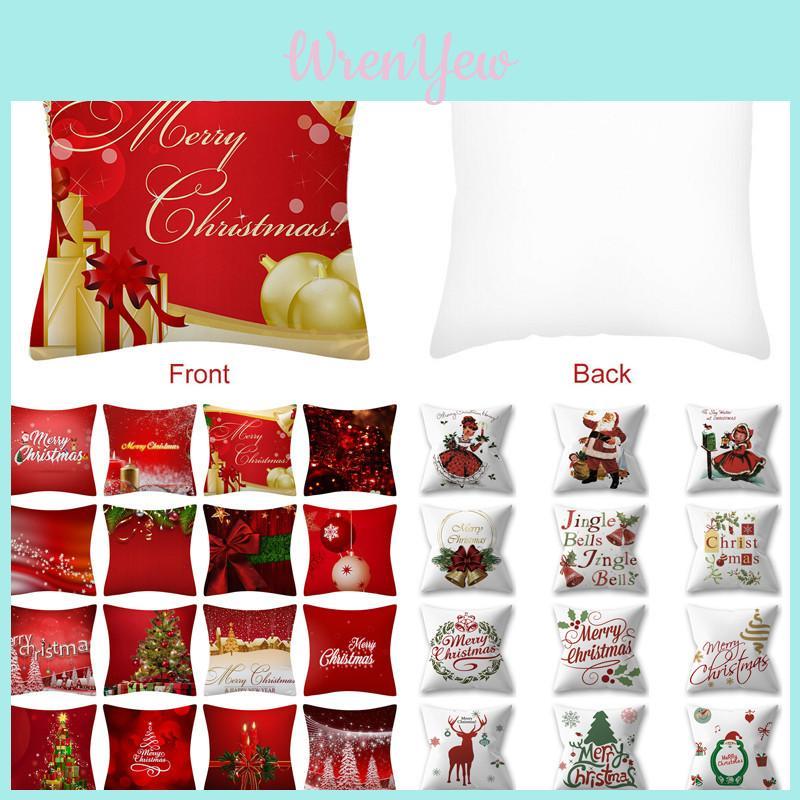 Vibrant Christmas Themed Decorative Cushion Cover For Festive Home Decor 18x18