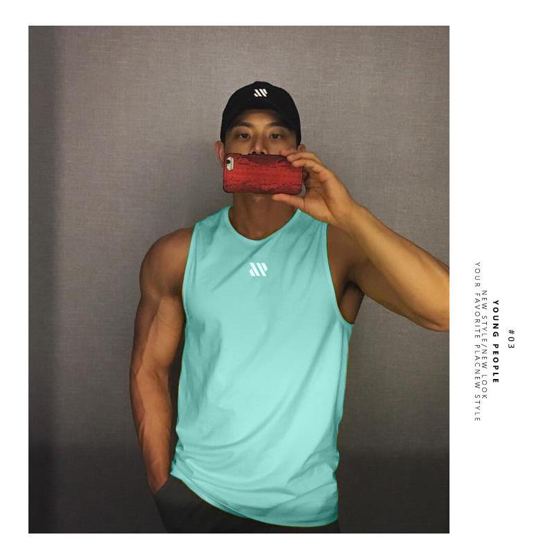 Men's Quick-Dry Sleeveless Vest & Loose Fit Sports T-Shirt - Trendy Plus Size Basketball Training Apparel