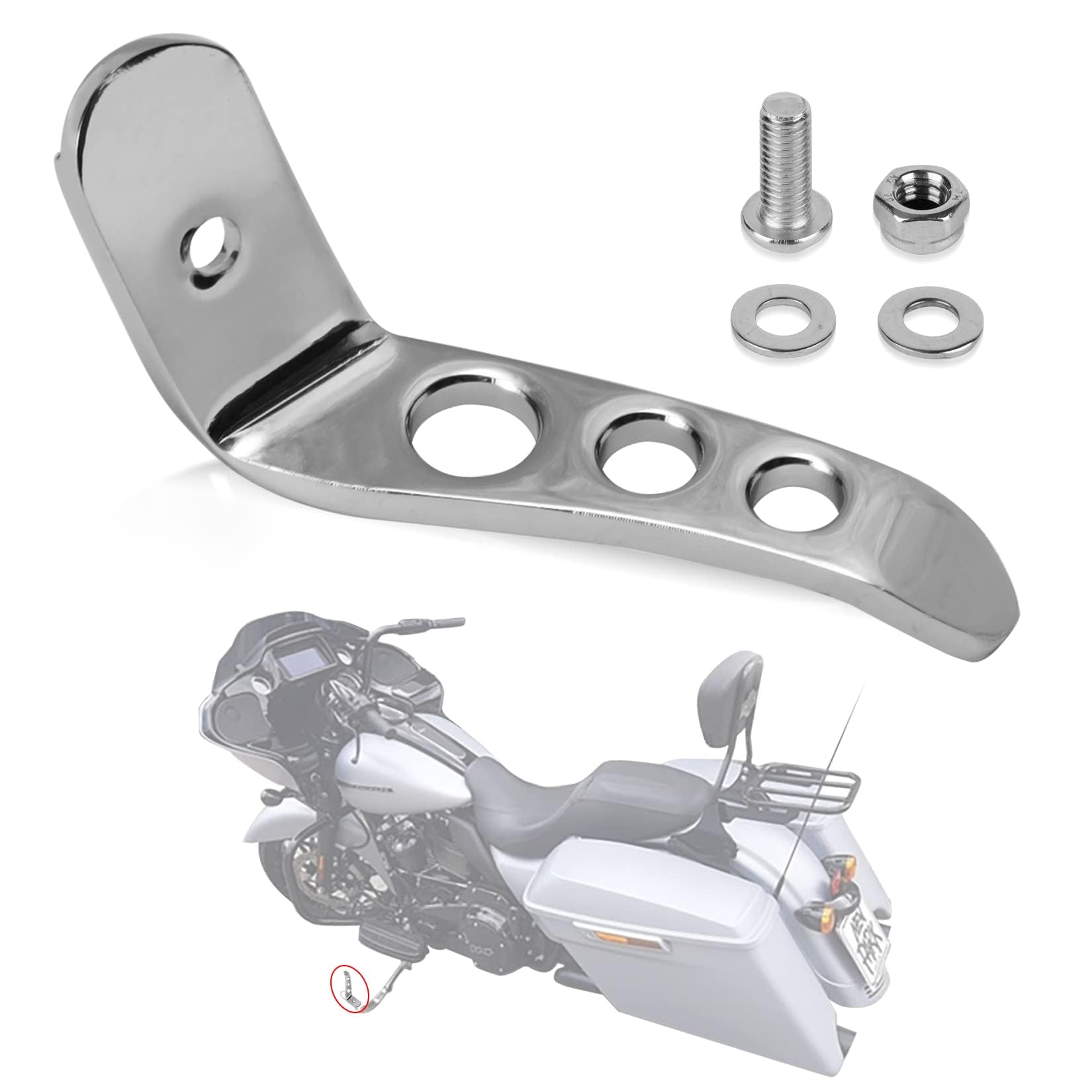 

PSLER Мотоциклетные удлинители подножки Мотоциклетные удлинители подножки для Harley Touring Street Glide FLHX Road