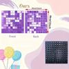 Shimmer Wall Backdrop Purple Wall Panels Square Sequin Shimmer Backdrop Decoration for Birthday Party,Wedding, Anniversary