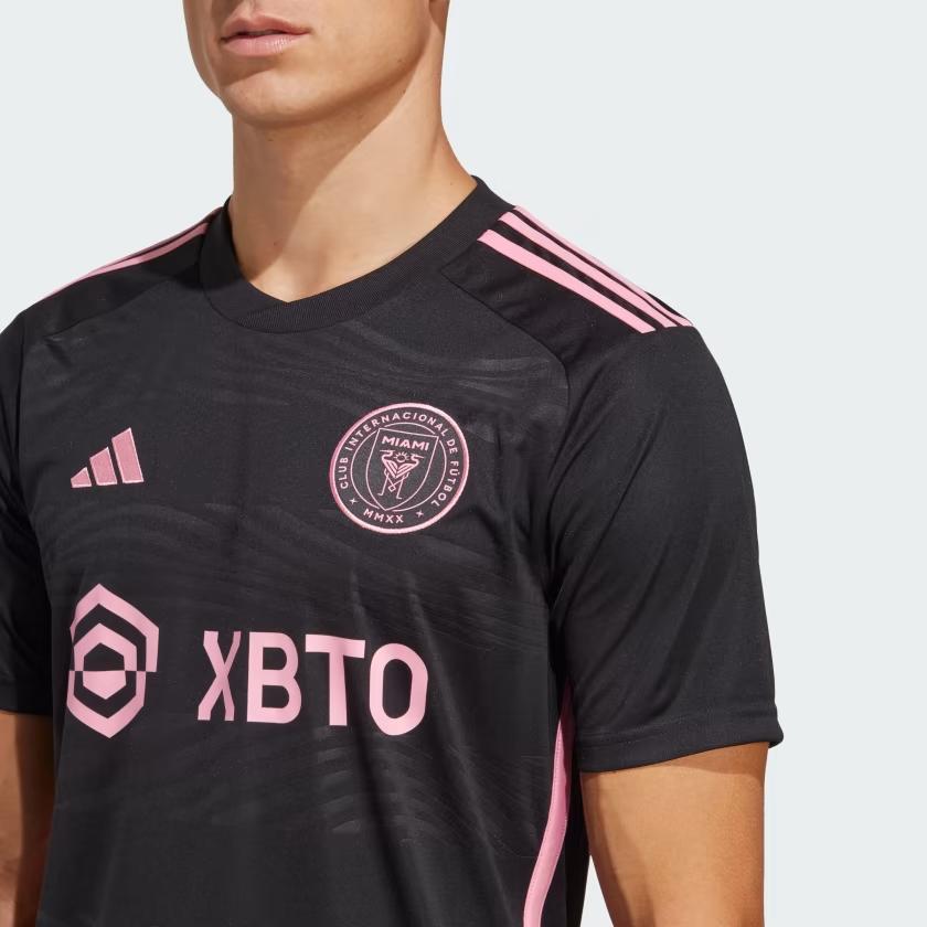 Adidas Inter Miami CF Lionel Messi 22/23 Away Replica Player Jersey Black Men Streetwear JE9704