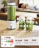 Blender, Smoothie Mixer, Ice Crusher, Compact, Quiet, Glass Container, Odorless, Tasteless, 450ml, 6000mAh, 278W High Power, 30000RPM High Speed, Mult