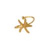 Elegant Star Titanium Steel Adjustable Women's Ring - Light Luxury Open Design