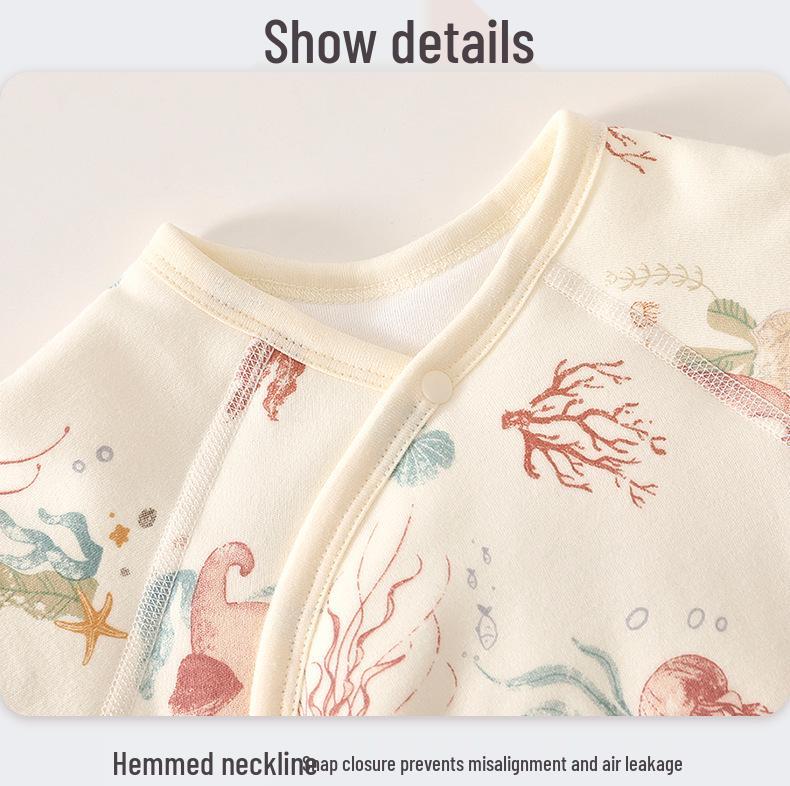 2025 A/W Baby Quilted Hooded Romper, 40g, Class A, Warm Butterfly Suit for Newborns