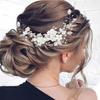 Flower Pearl Wedding Headband Rhinestone Wedding Hair Accessories Jewelry  Party Accessories