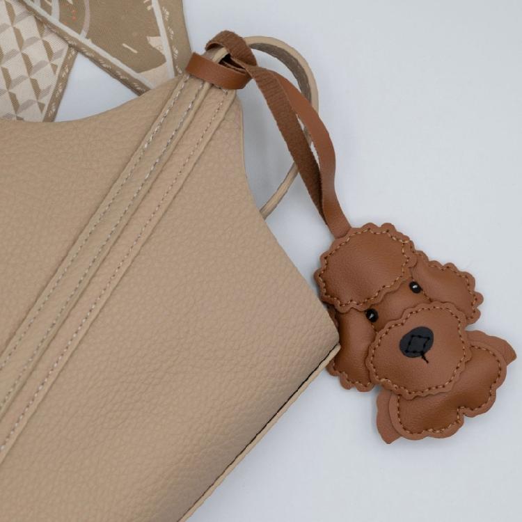Multipurpose Elegant Dog Themed Sturdy PU Leather Keyring Fashion Accessory for Car Bags and Personalize Styles