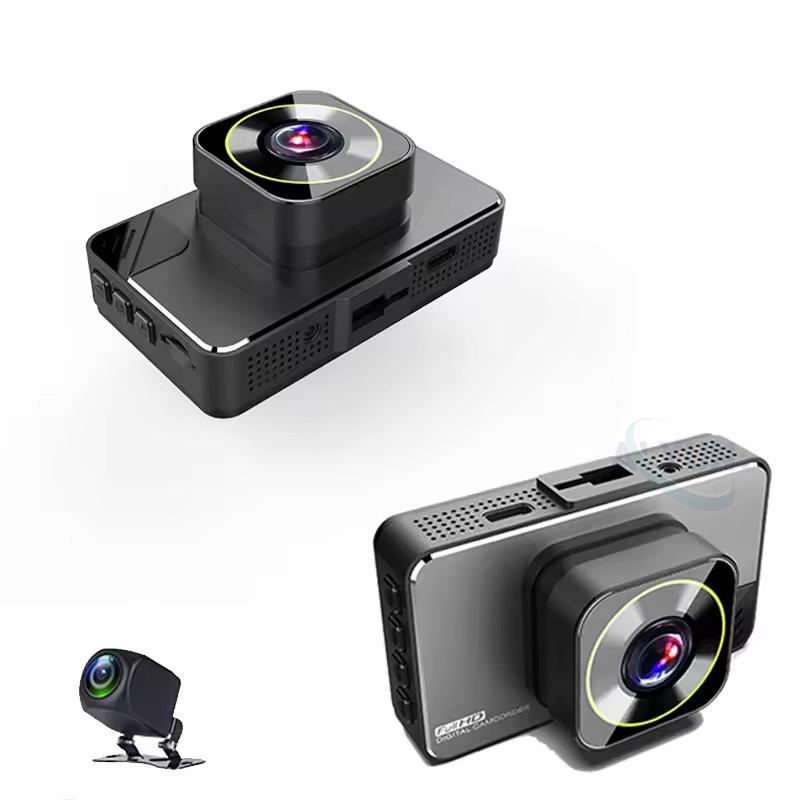 HD 2K 4K 3Inch IPS Dash Cam Car DVR G-sensor Front Rear Wide Angle Night Vision Black Box Vehicle Accessories Video Recorder