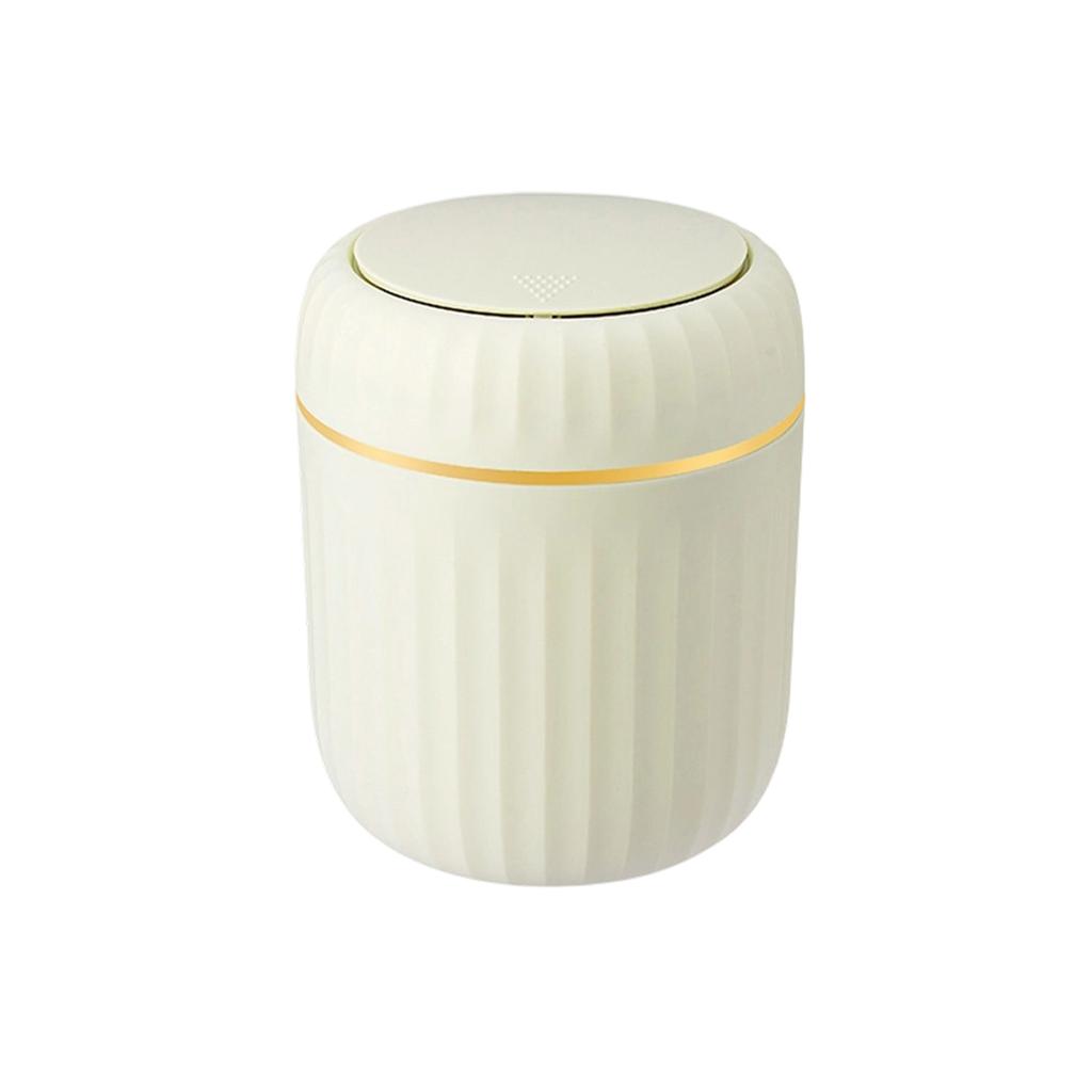 Desktop Small Trash Can Wastebasket Dispenser With Press Type Lid Modern Desk Trash Can For Vanity Dorm Living Room Home