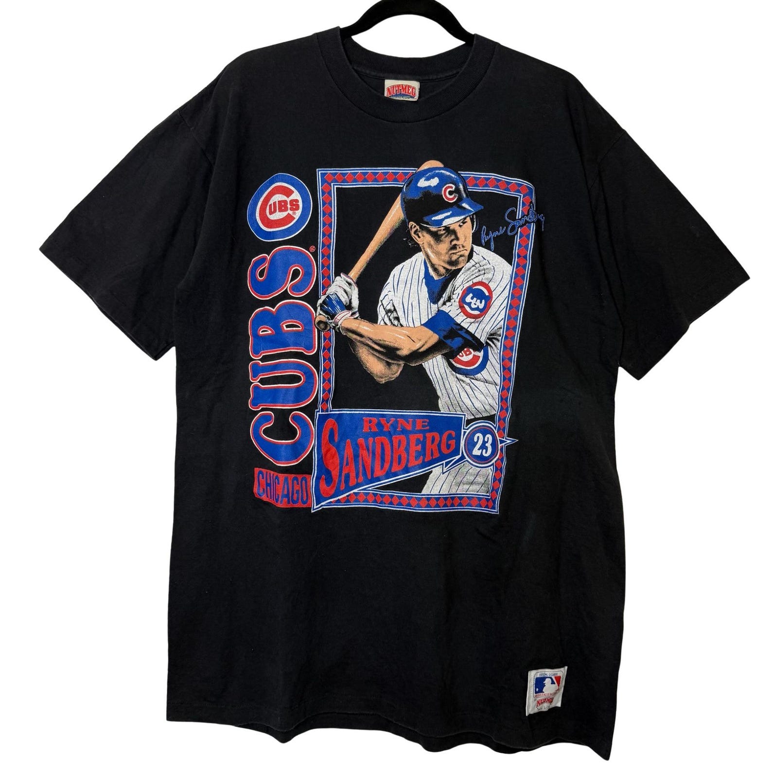 90’s Ryne Sandberg Chicago Cubs T shirt Sz XL (B2316) 2XL