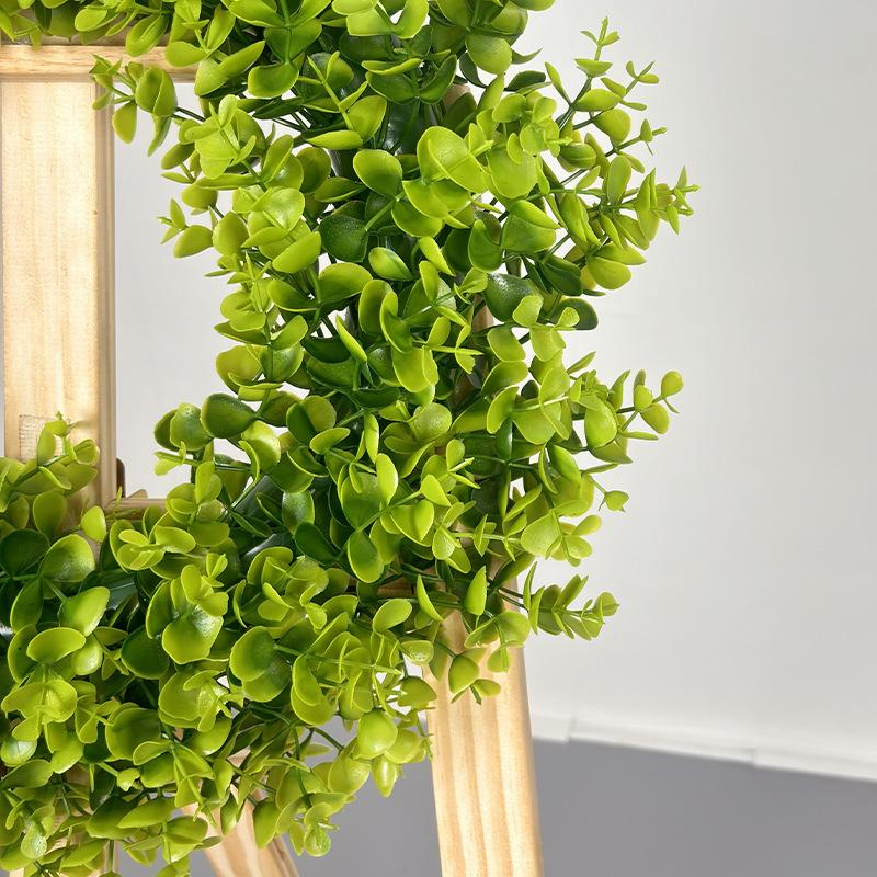 Eucalyptus Green Leaves Wreath - Spring/Summer Door & Window Hanging Decoration