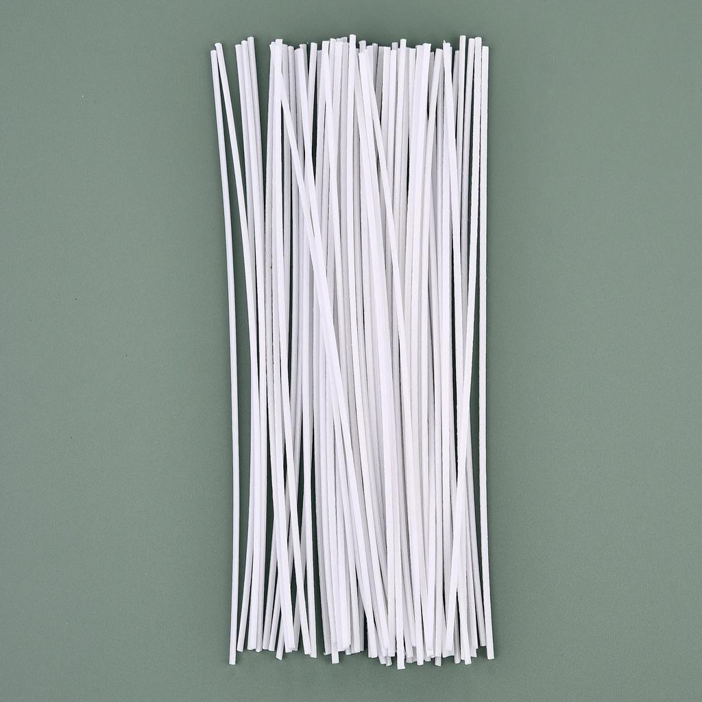 50pcs/Lot Smokeless Candle Wicks 8-20cm Pre-Waxed Cotton Core Wicks DIY Soy Wax Core Woven Kerosene Lamp Candles Making Supplies