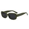New fashion small frame sunglasses women's groove legs Internet celebrity plain UV protection sunglasses S