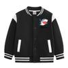 Boys' Stylish 2026 Jacket: Spring/Autumn Fleece-Lined Baseball Coat for Kids