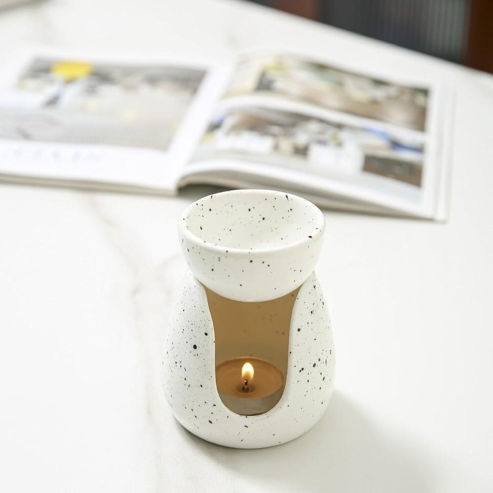 Minimalist Fragrance Stove Heat-resistant Candle Scented Burner Ceramic Essential Oil Stove  Office
