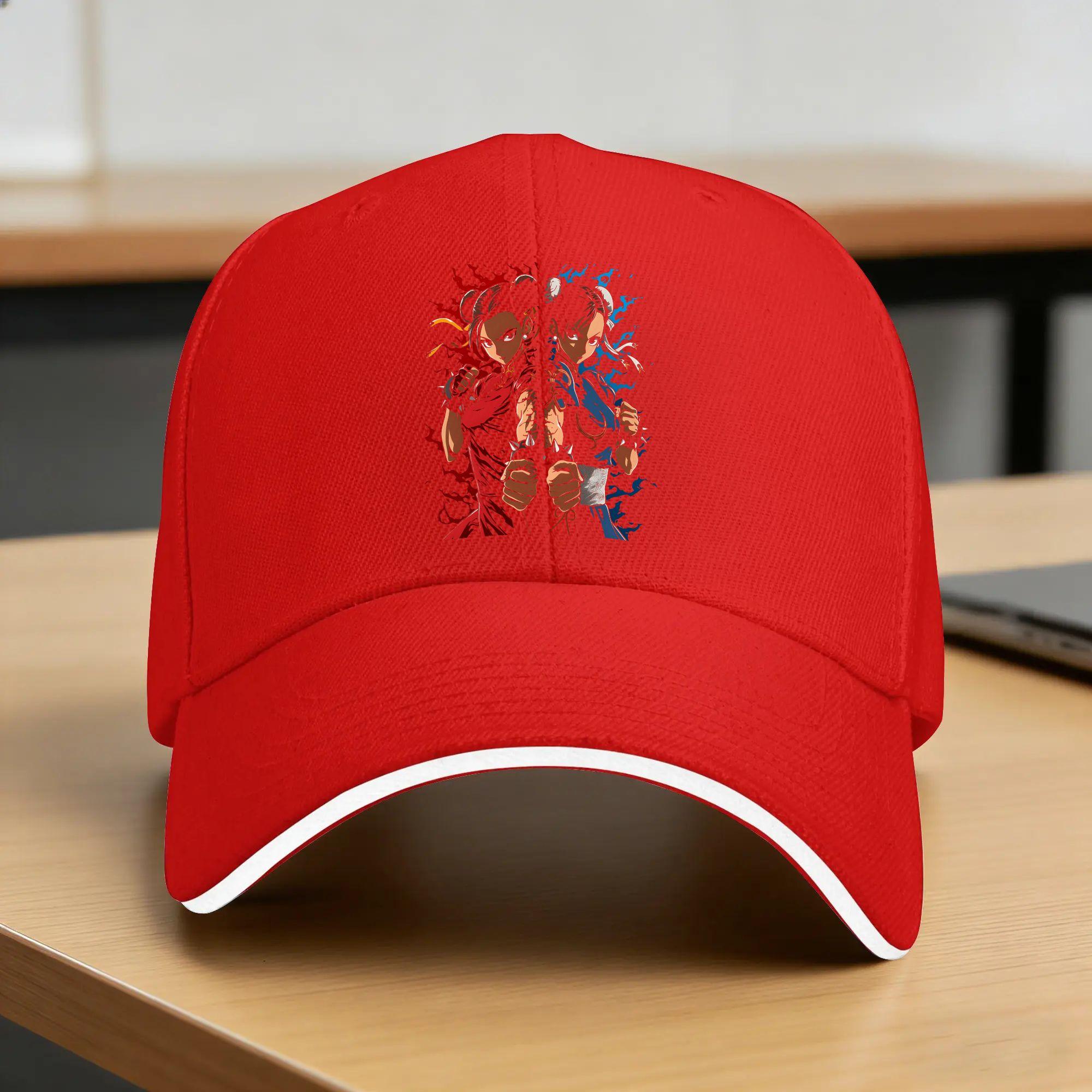 Game Fighter Chun Li Casual Baseball Cap  Kpop Rock Trucker Hat Summer Sun Visor Unisex Women yk Retro Baseball Caps One Size