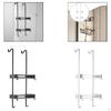 Bathroom Shower Hanging Rack Organizer Durability Easy To Install with Suction Cups Space Saving