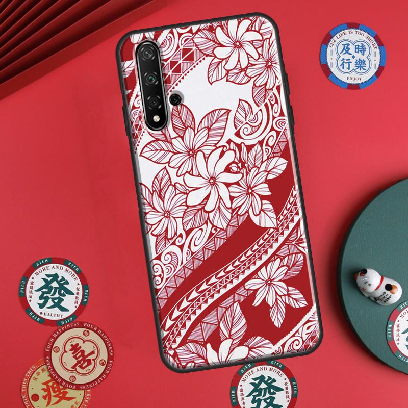 

Maori Polynesian Samoan Tribal For Huawei P60 Pro P30 P40 Lite Nova 7i 8i 11i 12i 12s 10 9 SE Y90 Y60 Y70 Y72 Y61 Y91 Case Huawei Nova 11i