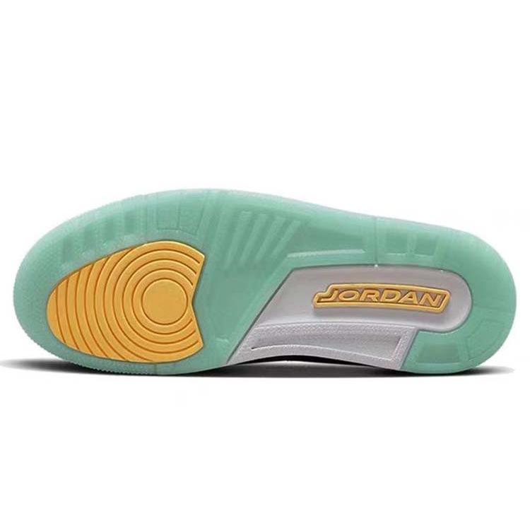 Jordan Legacy 312 Cushioning Abrasion Resistant Breathable High top Vintage Basketball Shoes Men's White Green FV3625-181(Team56-)