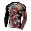 T-shirt à manches longues avec graphique Crâne & Ailes, Essentiel du style streetwear