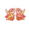 1 Pair Flocking Paper 2026 Zodiac Horse Stickers Chinese Style Spring Festival Couplets  Celebration