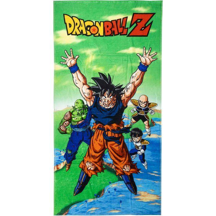 Serviette de bain - CERDÁ LIFE'S LITTLE MOMENTS - Dragon Ball - 70x140cm - 100% coton - Multicolore
