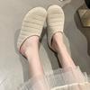 Summer New 2025 Women's Fabric Slippers Flat Hollow Sandals Trend Fashion Sports Beach Shoes Casual Soft Comfortable Slippers