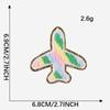 Gold Edged Chenille Towel with Love Lightning and Rainbow Embroidered Patches