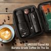 Portable Espresso Maker & Coffee Grinder Set with Carrying Bag – Waterproof, Compact for Travel, Camping, Hiking