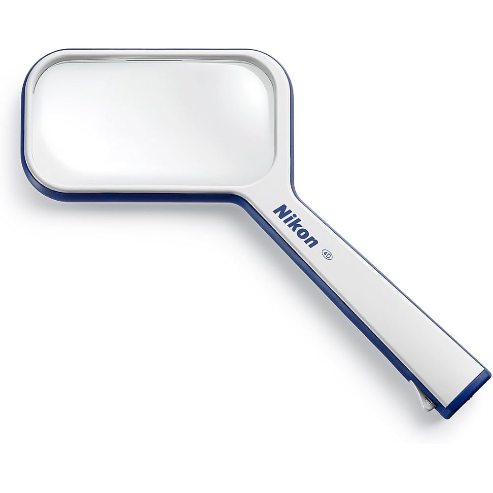 Nikon Magnifying Glass for Reading, S1-4D (1.5x), Blue, S1-4DBL (Made In Japan)