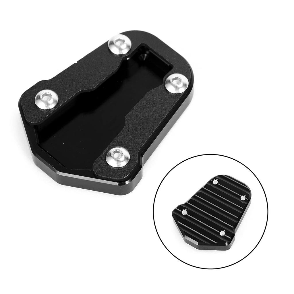 Bruce & Shark Side Stand Kickstand Extension Pad for Honda CRF300L CRF300 Rally 2021-2022 Black