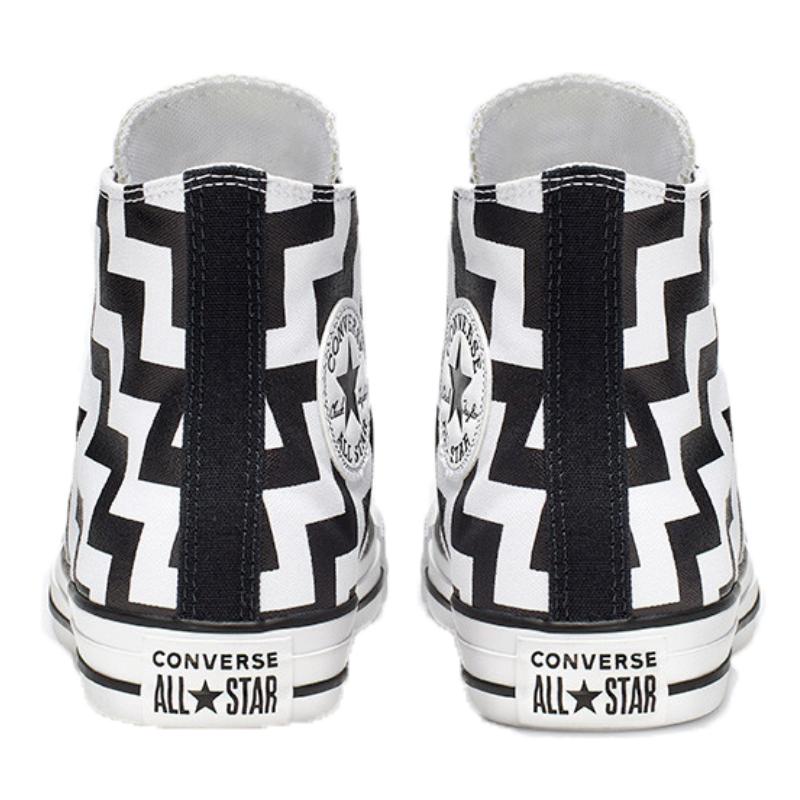 Converse Chuck Taylor All Star Glam Dunk High Top Comfortable Non-Slip Lightweight High Top Espadrilles Women's Black & White