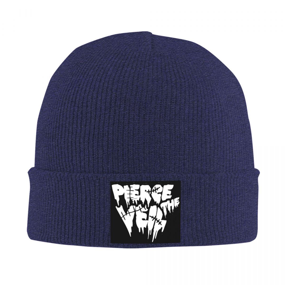 

Pierce The Veil Warm Knitted Cap Hip Hop Bonnet Hat Autumn Winter Outdoor Beanies Hats for Unisex Adult One Size
