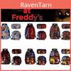 Stylish Five Nights At Freddy's Backpack Trio Includes Backpack Lunch Bag And Pencil Case Unisex Design