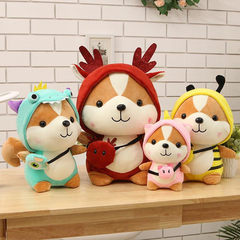 Squirrel Adorable Dinosaur Bee Deer Unicorn Plush Toy Stuffed Toys Kids Gift