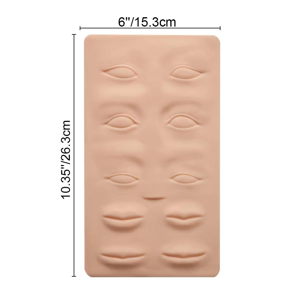 Tattoo Practice Skin Microblading Supplies Eyebrow Eyeliners Practice Latex Skin Permanent Makeup Eyebrow Tattoo Training Tool