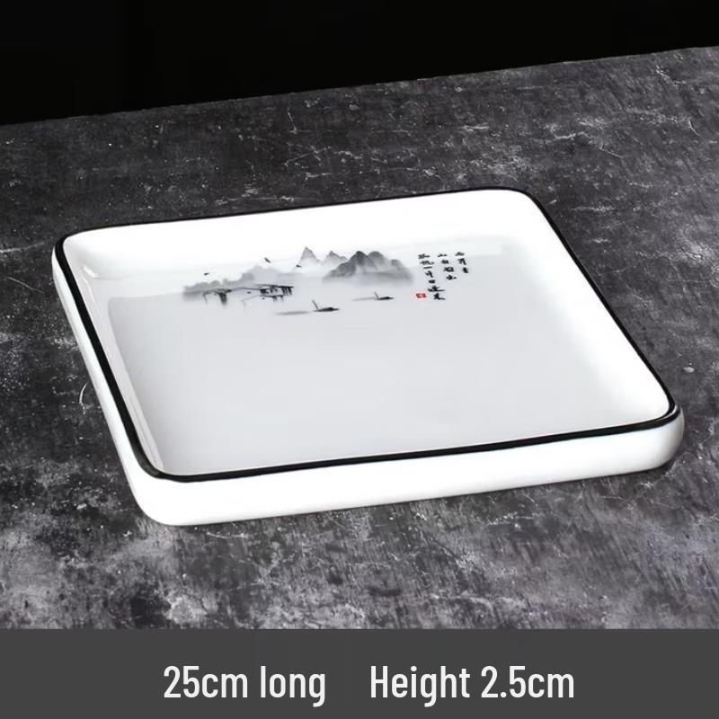 

Square Ceramic Serving Plate 10 Inch Square