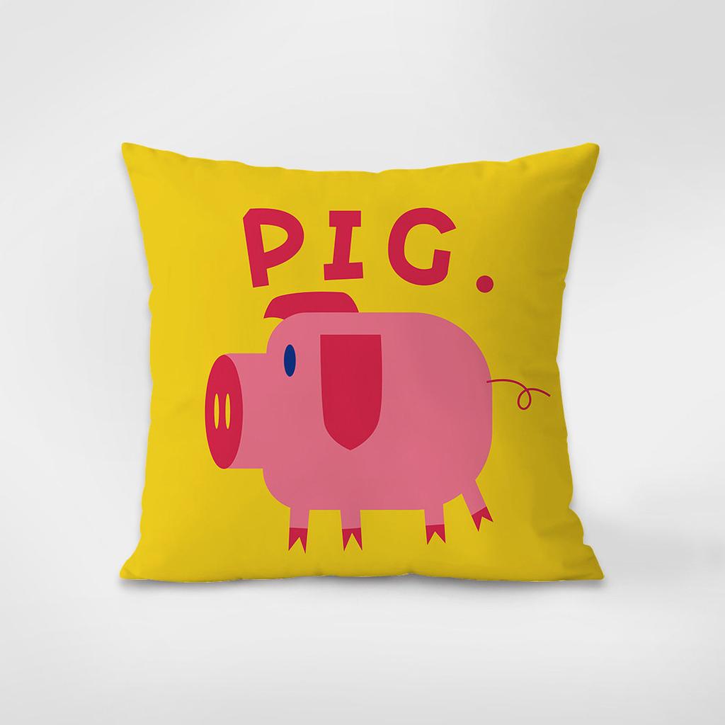 Cartoon Animal Creative Pillowcase For Living Room Sofa Bedroom