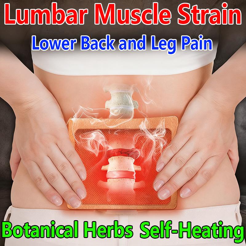 Natural Lumbar Patch - Relieves Low Back Disc & Vertebrae Pain Gentle On Skin
