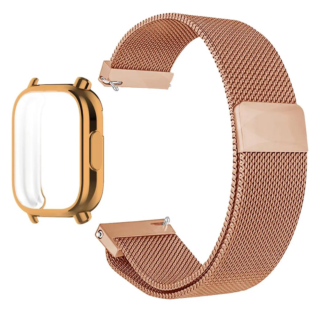 Case+Milanese Strap For Redmi Watch 5 Active Band TPU Soft Case Screen Protector For Redmi Watch 5 Lite Metal Magnetic Watchband