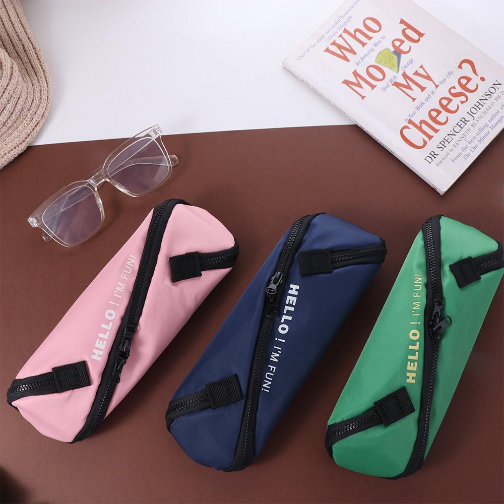 Canvas Stationery Bag Japanese Style Pen Bag Multifunctional Pencil Case Student