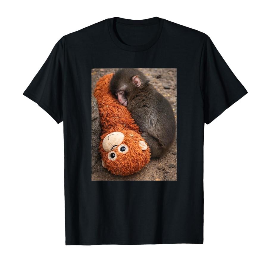 

Punch Monkey Meme Cute Baby Plush Toy Sign of Mother Love T-shirt For Men Women 100% Cotton T Shirts Short Sleeve Tops 0225-1... S разноцветный