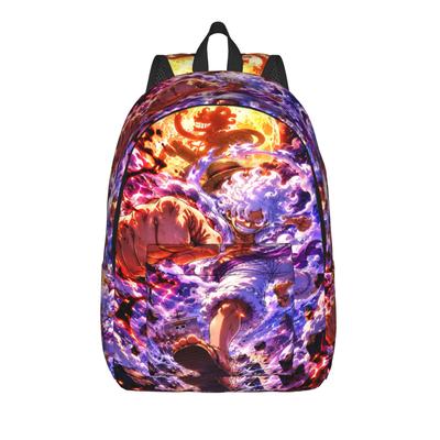 Style Demon Slayer Daily Pack Shounen Manga Mochilas Dual-Use Camping Sturdy Carry Rucksack Featuring Durable Construction