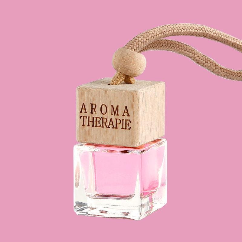 Holz Hängender Auto Lufterfrischer Diffusor Parfüm Aromatherapie Ätherisches Öl Flasche Hängender Auto Lufterfrischer Auto Autozubehör