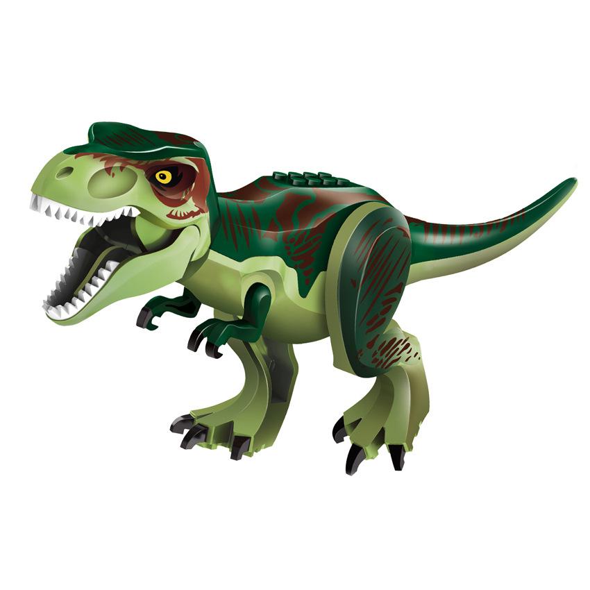 Jurassic Building Blocks World Dinosaurs Figures Bricks Baryonyx Tyrannosaurus Rex Indominus Rex I-Rex Assemble  Kids Toys