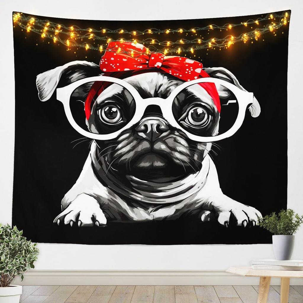 Cartoon Space Maze Tapestry, Educational Astronaut & Alien Print, Wall Hanging for Kids Bedroom Classroom Space Theme Decor