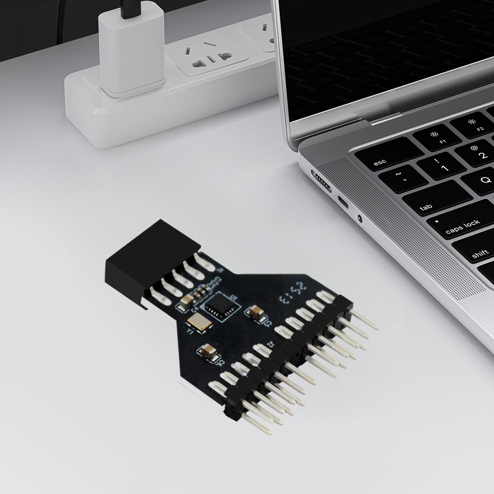 Motherboard USB2.0 9Pin Extension Cable Adapter 1 To 2 USB HUB USB2.0 9 Pin To USB3.0 19Pin Conversion Adapter for RGB Lamp Fan