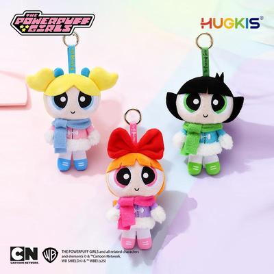 Powerpuff Girls Winter Plush Pendant with Scarf and Clothes