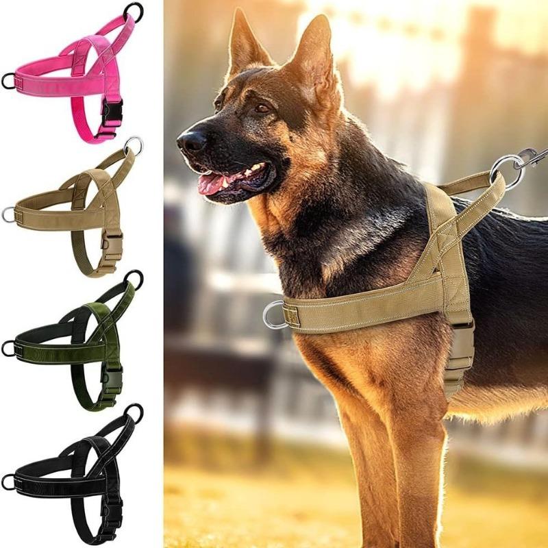 1PC Tactical Dog Chest Strap Large Dog Pet Chest Strap German Shepherd Training Vest Dog Traction Rope pet supplies