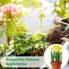 4-32Pcs 14*14cm Plastic Plant Support Pile Stand Plant Support Pile for Flowers Greenhouses Arrangement Fixing Rod Holder Garden Tools